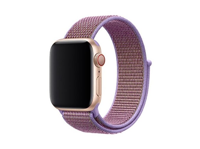 lila provlekaci reminek na suchy zip pro apple watch