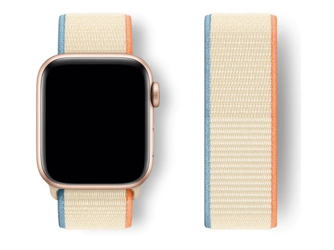 kremovy provlekaci reminek na suchy zip pro apple watch