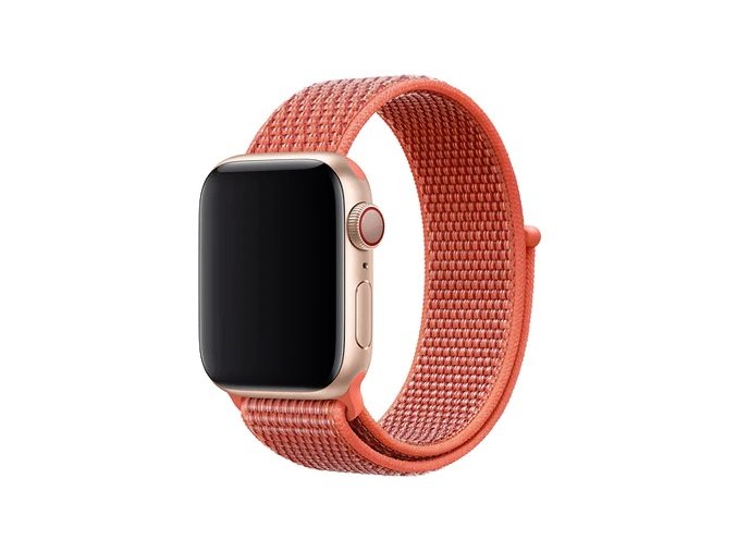 nektarinkovy provlekaci reminek na suchy zip pro apple watch