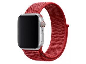 cerveny provlekaci reminek na suchy zip pro apple watch