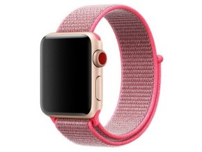 hot pink provlekaci reminek na suchy zip pro apple watch