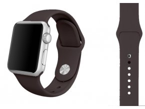 sedy silikonovy reminek pro apple watch