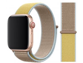 provlekaci reminek na suchy zip pro apple watch šedožlutý