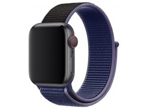 pulnocne modry provlekaci reminek na suchy zip pro apple watch