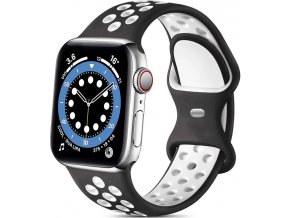cernobily silikonovy reminek pro apple watch typ2