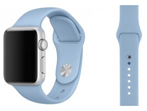 barva lehce modra silikonovy reminek pro apple watch