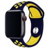 temnemodrozluty silikonovy reminek pro apple watch 2