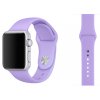 lila silikonovy reminek pro apple watch 38 mm