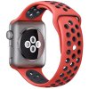 cervenocerny silikonovy reminek pro apple watch 02