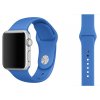 Královsky modrý silikonový řemínek pro Apple Watch 42, 44 a 45 mm