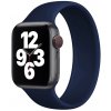 silikonovy reminek pro apple watch navlekaci modry