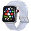 trpitivy silikonovy reminek pro apple watch stribrny