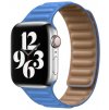 kozeny reminek s magnetickym zapinanim pro apple watch 2 generace svetle modry