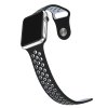 Černošedý silikonový řemínek pro Apple Watch 38, 40 a 41 mm