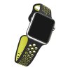 Černozelený silikonový řemínek pro Apple Watch 38, 40 a 41 mm