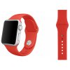 cerveny silikonovy reminek pro apple watch 38 mm