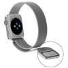 Milánský tah s magnetickým zapínáním pro Apple Watch 42, 44 a 45 mm stříbrný