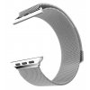 Milánský tah s magnetickým zapínáním pro Apple Watch 42, 44 a 45 mm stříbrný