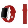 cervena ruze silikonovy reminek pro apple watch