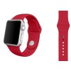 cervena ruze silikonovy reminek pro apple watch