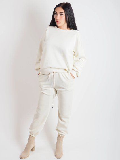 Dámska tepláková súprava Cream Basic