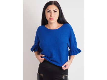 Dámsky modrý sveter