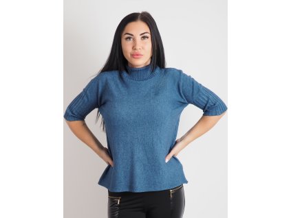 Dámsky modrý sveter