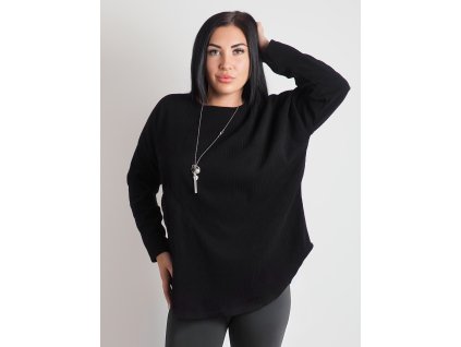 Dámsky čierny sveter