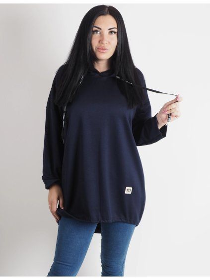 Mikina Navy Long