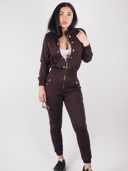 Luxusná hnedá suprava