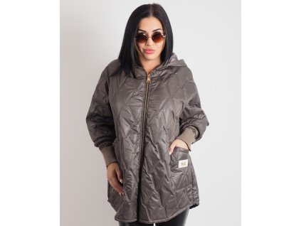 Dámska šedá prechodná bunda