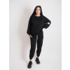 Dámska čierna tepláková súprava