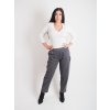 Dámske sivé elegantné nohavice