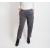 Dámske sivé elegantné nohavice