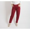 Dámske červené elegantné nohavice