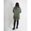 Dámska olivová mikina oversize