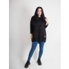 Dámska čierna oversize mikina