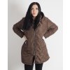 Dámska Prechodná Bunda Brown Lite Oversize