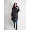 Bunda Black Quilted Long