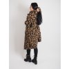Dámsky dlhý leopardí kabát na jar a jeseň
