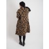 Dámsky dlhý leopardí kabát na jar a jeseň