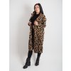 Dámsky kabát Leopard Elegance