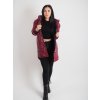 Dámska prešívaná bunda Bordeaux Luxe