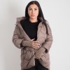 Dámska prešívaná bunda Taupe Comfort