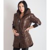 Dámska prešívaná bunda Brown Fall