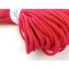 12935 bavlnena snura yarnmellow berry 5mm cervena