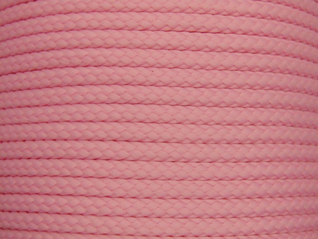 Polyesterová šňůra YarnMellow Loopy Dětská růžová