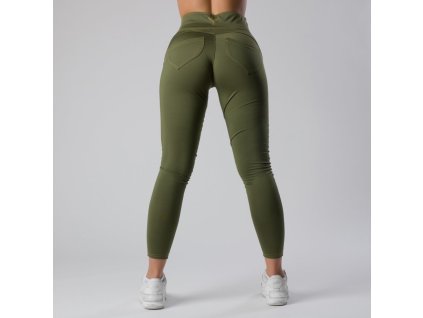 Legíny Push up Army Green pants Yastraby 2