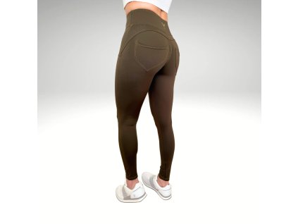 Legíny Push up Army Green pants Yastraby