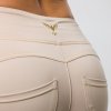 Legíny Push up Beige pants Yastraby